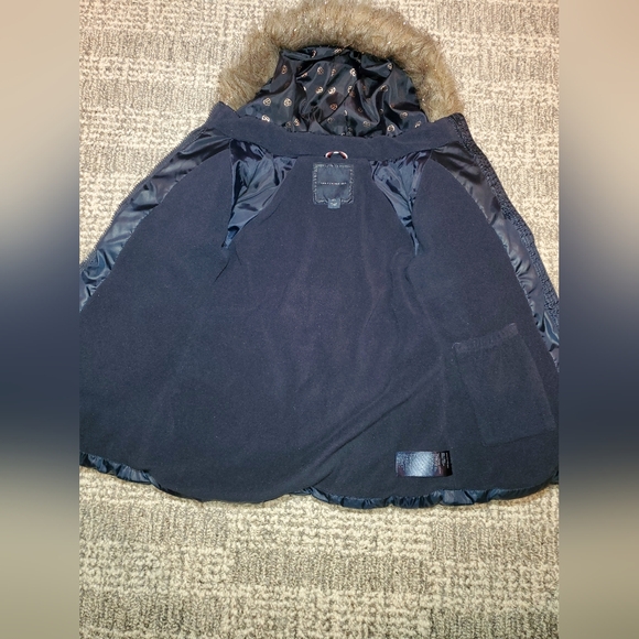 Tommy Hilfiger Toddler Girl Longline Faux Fur-Trim Puffer Jacket - Picture 7 of 9